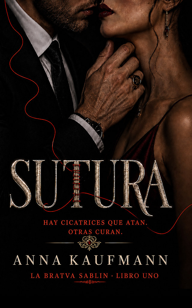 SUTURA de Anna Kaufmann — portada, suspenso romántico de la mafia